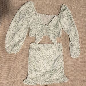 Two-Piece Floral Set